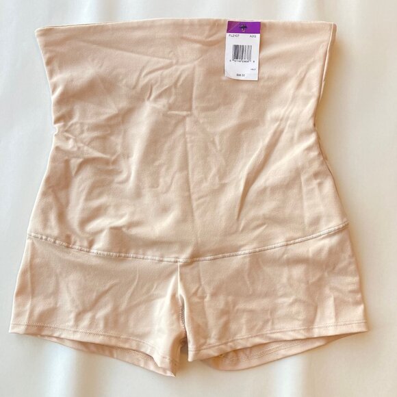 Maidenform High-Waist Boyshort Shapewear 2XL Latte Lift FL2107 NWT - Picture 1 of 6